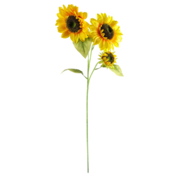 Leaf Yellow Sunflower Artificial Flower Bundle with Vase 100cm 9 Pack - Size: 100 x 50 x 50cm - Wilko - thumbnail 3