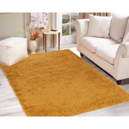Desire Rugs Oxford Gold Plain Shaggy Rug 80 x 150cm - Wilko - thumbnail 5