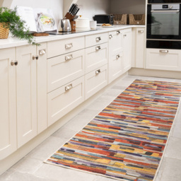 Kukoon Multicolour Abstract Soft Chenille Rug 60 x 240cm - Wilko - thumbnail 3