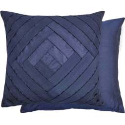 Serene Gio Navy Cushion Cover 43 x 43cm - Blue - Wilko
