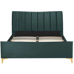 Clover Small Double Green Velvet Bed - Birlea - Wilko - thumbnail 4