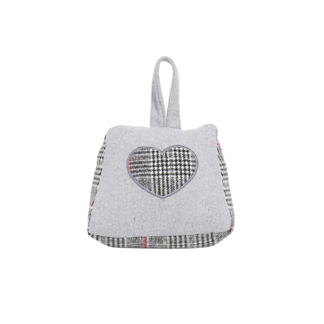 Grey Heart Doorstop Grey - Wilko - image 1