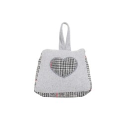 Grey Heart Doorstop Grey - Wilko