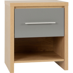 Seconique Seville Grey Gloss Light Oak 3 Piece Bedroom Furniture Set - Wilko - thumbnail 6