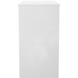Crowndale Monaco 3 Drawer Grey Gloss and White Vanity Dressing Table Ready Assembled - Size: 73 x 97 x 40cm - Grey Gloss & White - Wilko - thumbnail 5