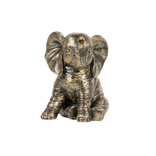 Ebony The Elephant Ornament Bronze - Size: 19.5 x 22 x 15.5 cm - Wilko - image 1