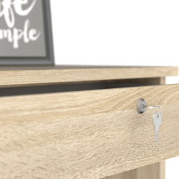 Florence Function Plus 5 Drawer Desk Oak - Size: 48 x 109 x 75cm - Brown - Furniture to Go - Wilko - thumbnail 7