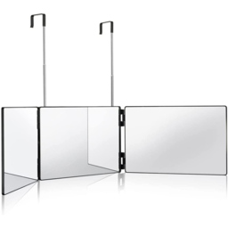 AMOS 3 Way Trifold Mirror - Size: 36 x 25cm - Black - Wilko - thumbnail 6