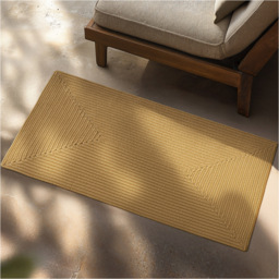 tectake Raya Boho Jute Rug 90 x 60cm - Size: 300 x 200 x 100cm - Brown - Wilko - thumbnail 3