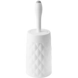 ADDiS Diamond Collection Toilet Brush - Size: 42 x 15 x 15cm - White - Wilko