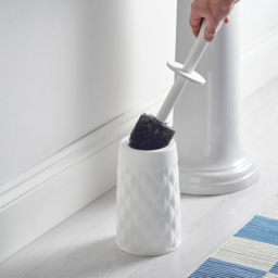 ADDiS Diamond Collection Toilet Brush - Size: 42 x 15 x 15cm - White - Wilko - thumbnail 5