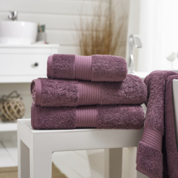 Deyongs Bliss Pima Grape Hand Towel 2 Pack - Size: 50 x 90cm - Purple - Wilko - thumbnail 3