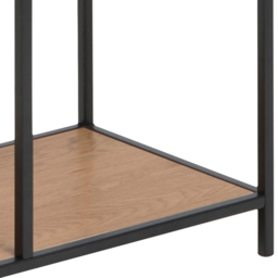 Florence Seaford 5 Shelf Oak and Black Metal Bookcase - Furniture To Go - Wilko - thumbnail 7