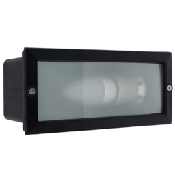 ValueLights Thornton Black Brick Light - Size: 12.5 x 23 x 9cm - Wilko