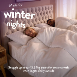 Slumberdown Double Warm Winter Nights Duvet 13.5Tog - White - Wilko - thumbnail 3