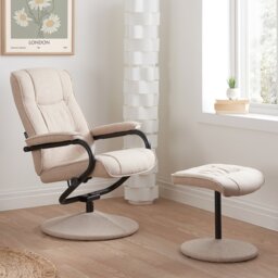 Memphis Swivel Chair Wheat - Wilko - thumbnail 1