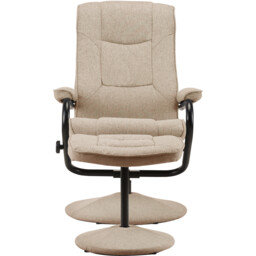 Memphis Swivel Chair Wheat - Wilko - thumbnail 4