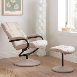 Memphis Swivel Chair Wheat - Wilko - thumbnail 5