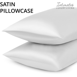 Intimates Single White Satin Bedding Set - Wilko - thumbnail 6