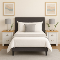 Kosy Koala Otis White and Oak Bedside Cabinet Set of 2 - Size: 2 Drawer - Wilko - thumbnail 6