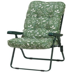 Glendale Deluxe Country Green Recliner - Size: 99 x 58 x 58cm - Wilko - thumbnail 3