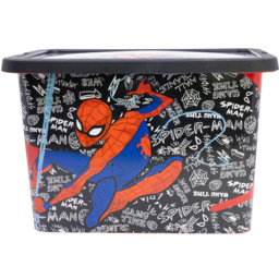 Spiderman Storage Box 3 Piece - Size: 27 x 29 x 39cm - Multi - Wilko - thumbnail 4