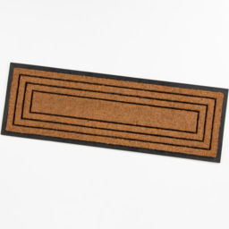 Eselle Chadderton Border Natural Coir Door Mat 40 x 120cm - Size: 40 x 120 x 2cm - Brown - Wilko - thumbnail 4