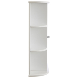 Premier Housewares White Mirror Bathroom Cabinet - Size: 60 x 17 x 58cm - Wilko - thumbnail 5