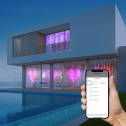 ENER-J Smart RGB Curtain Fairy Lights 2 x 2m - Size: 30 x 20 x 10cm - Multi - Wilko - thumbnail 4