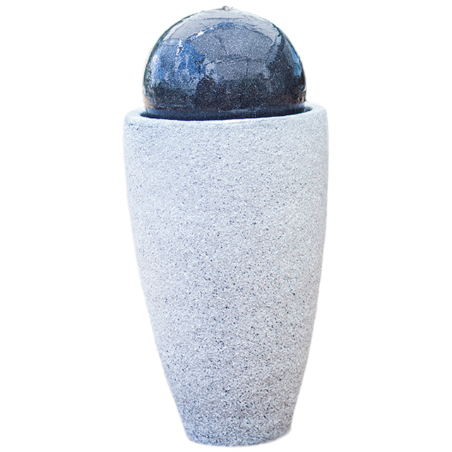 Heissner Black White Mocca Water Feature - Size: 31 x 31 x 65cm - Wilko - image 1
