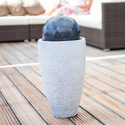 Heissner Black White Mocca Water Feature - Size: 31 x 31 x 65cm - Wilko - thumbnail 3