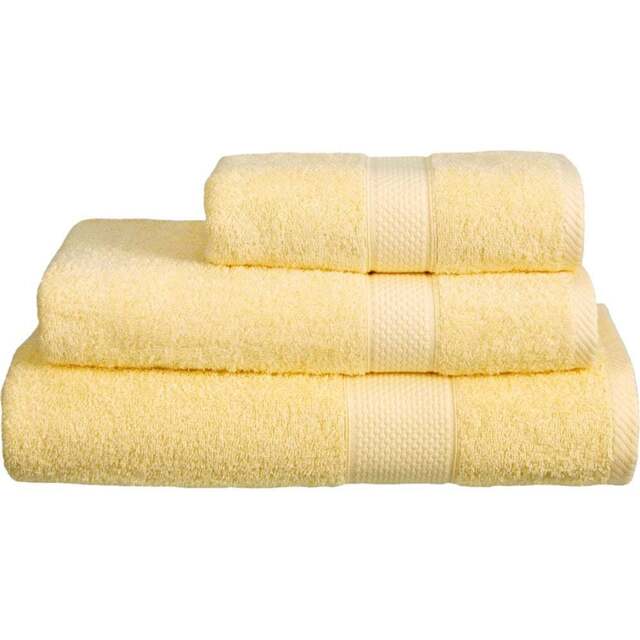 Imperial Hotel Quality Lemon Combed Cotton Turkish Bath Mat - Size: 50 x 80 x 4cm - Yellow - Wilko - image 1