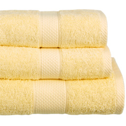 Imperial Hotel Quality Lemon Combed Cotton Turkish Bath Mat - Size: 50 x 80 x 4cm - Yellow - Wilko - thumbnail 3