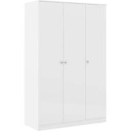 Seconique Denver 3 Door Wardrobe White Gloss Bedroom Furniture Set - Size: 175 x 112 x 48cm - Wilko - thumbnail 4