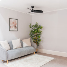 ValueLights Matt Black Integrated LED Ceiling Fan with Remote 36 inch - Size: 29 x 91.5 x 91.5cm - White - Wilko - thumbnail 7