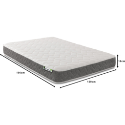 Starlight Beds Small Double Grey Hybrid Deep Memory Foam and Spring Mattress - Wilko - thumbnail 7