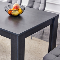 Kosy Koala 6 Seater Dining Set with Bench Dark Grey and Grey Velvet - Multi - Wilko - thumbnail 3