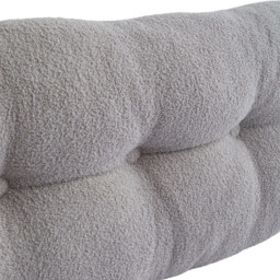 Living and Home Grey Teddy Fleece Wedge Headboard Pillow with Side Pocket 50 x 180cm - Size: 50 x 180 x 20cm - Wilko - thumbnail 5