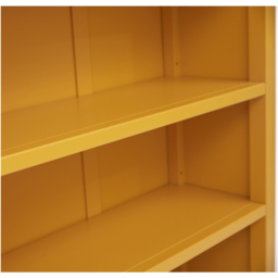 Palazzi 3 Shelves Mustard Bookcase - Size: 3 Shelf - Yellow - Wilko - thumbnail 7