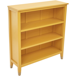 Palazzi 3 Shelves Mustard Bookcase - Size: 3 Shelf - Yellow - Wilko - thumbnail 5