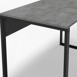 Decortie Inna Modern Multipurpose Computer Desk Black Bute - Size: 75 x 110 x 60cm - Wilko - thumbnail 4