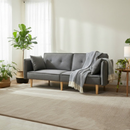 Indoor Living Finnley 2 Seater Grey Sofa Bed - Wilko - thumbnail 6