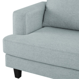 Home Detail Dale 3 Seater Pale Blue Linen Sofa - Wilko - thumbnail 7