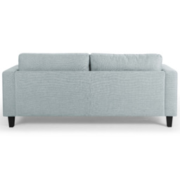Home Detail Dale 3 Seater Pale Blue Linen Sofa - Wilko - thumbnail 5
