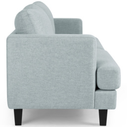 Home Detail Dale 3 Seater Pale Blue Linen Sofa - Wilko - thumbnail 6