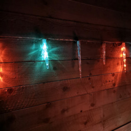 Premier 72 Rainbow LED Clear Cable Icicle String Light 6.9m - Size: 30 x 690 x 20cm - Multi Coloured - Wilko - thumbnail 3
