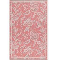 furn. Anemone Peach and Cream Woven Jacquard Outdoor Rug 120 x 180cm - Multi - Wilko - thumbnail 3