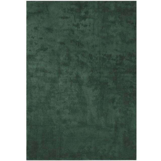 tectake Zonelle Green Short Pile Ultra Soft Rug 230 x 160cm - Size: 50 x 35 x 20cm - Black - Wilko - image 1