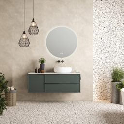 Sorrelis Riven Tunable LED Frameless Mirror 80cm - Size: 80 x 80 x 3cm - Multi - Wilko - thumbnail 3
