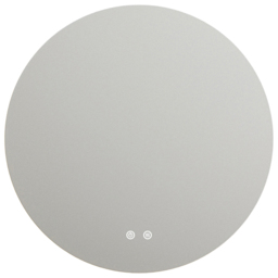 Sorrelis Riven Tunable LED Frameless Mirror 80cm - Size: 80 x 80 x 3cm - Multi - Wilko